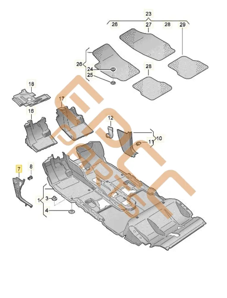 CUPRA BORN 2023 A PILLAR TRIM 10C863483A