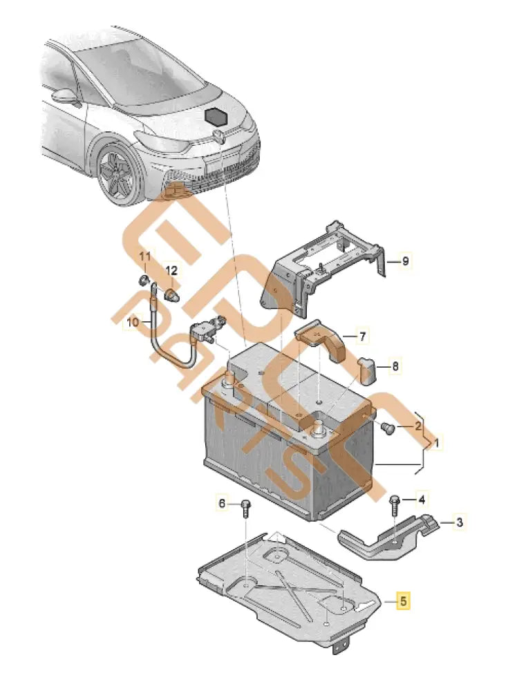CUPRA BORN BATTERY CONSOLE 1EA915331C