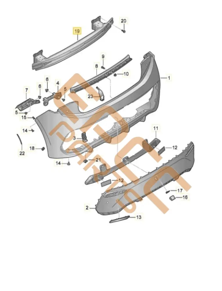 SEAT CUPRA BORN 2023 BUMPER 10A807305 Bumper