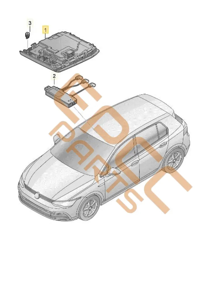 CUPRA BORN 2023 CONTROL PANEL WITH LED 5H0959561BJ
