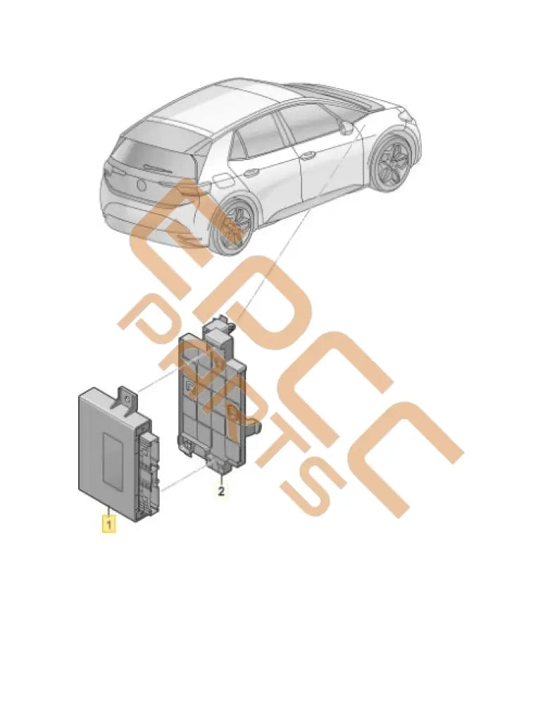 CUPRA BORN 2023 CONTROL UNIT FOR ELECTRIC MOTOR 0EA906012EC 0EA907425C