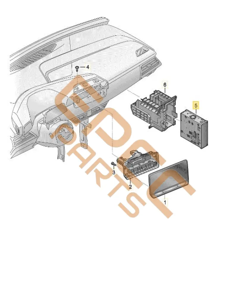 CUPRA BORN 2023 CONTROL UNIT FOR RADIO 10E035820L