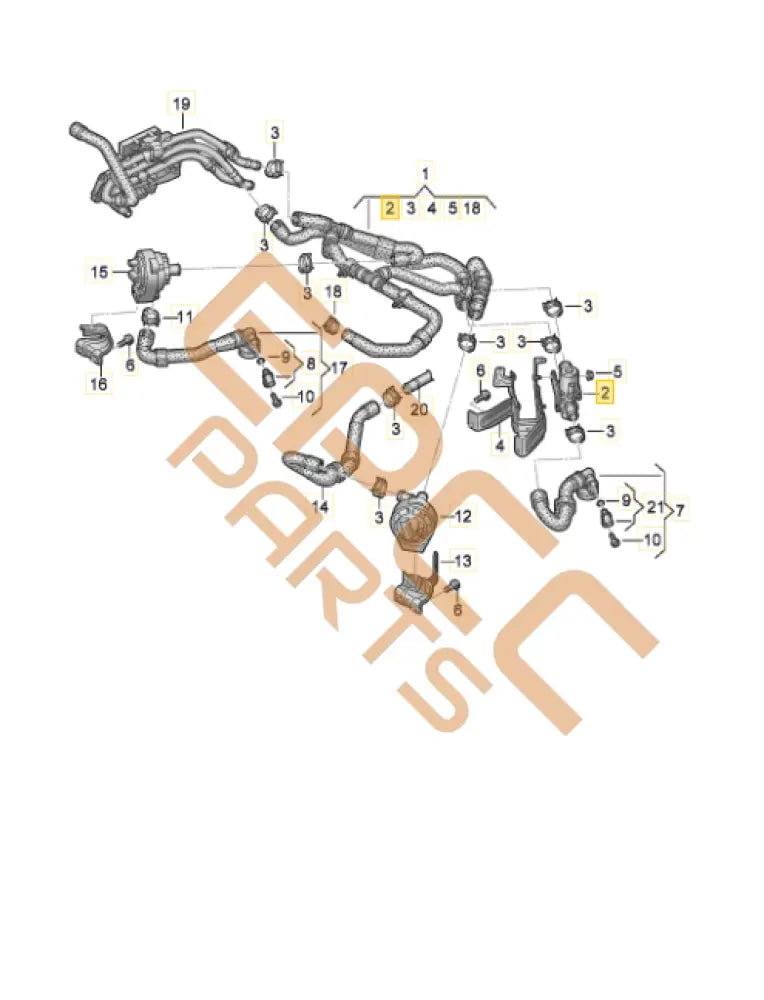 CUPRA BORN CONTROL VALVE 5Q0906457C