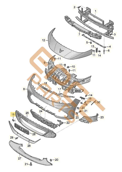 CUPRA BORN COVER CAP 10E807241A