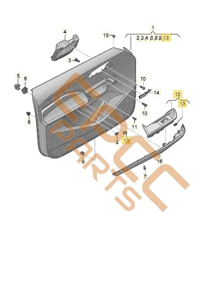 CUPRA BORN 2023 COVER DISC (PASSANGER SIDE) 10H867157