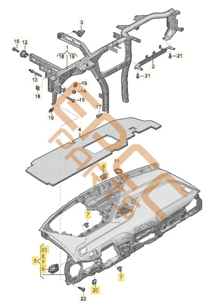 CUPRA BORN 2023 DASHBOARD 10H857003T Dash