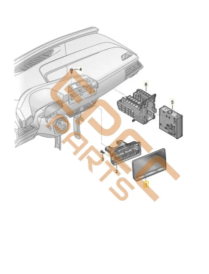 SEAT CUPRA BORN 2023 DISPLAY UNIT AND CONTROL PANEL WITH TOUCHSCREEN 5FA919606C 5FA919606B