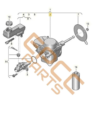 CUPRA BORN 2023 ELECTRIC BRAKE SERVO BOOSTER 1EC614106AM 1EC614105BC