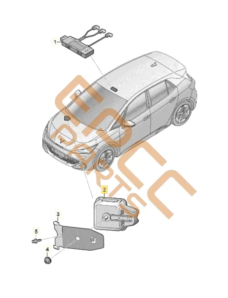 CUPRA BORN ELECTRONIC SIREN 5Q0951605A
