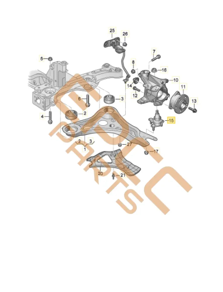 CUPRA BORN FRONT AXLE GUIDE JOINT 1EA407365C