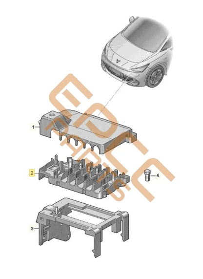 CUPRA BORN 2023 FUSE BOX WITH FUSE 1EA937548A