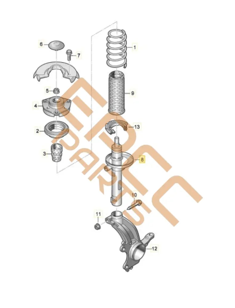 SEAT CUPRA BORN 2023 GAS SHOCK ABSORBER 5FA413032A 1EA412013DQ