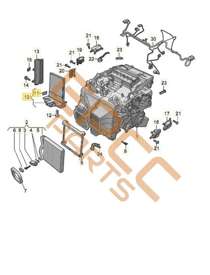 CUPRA BORN 2023 HIGH VOLTAGE HEATING 1EA963581E 1EA963581F