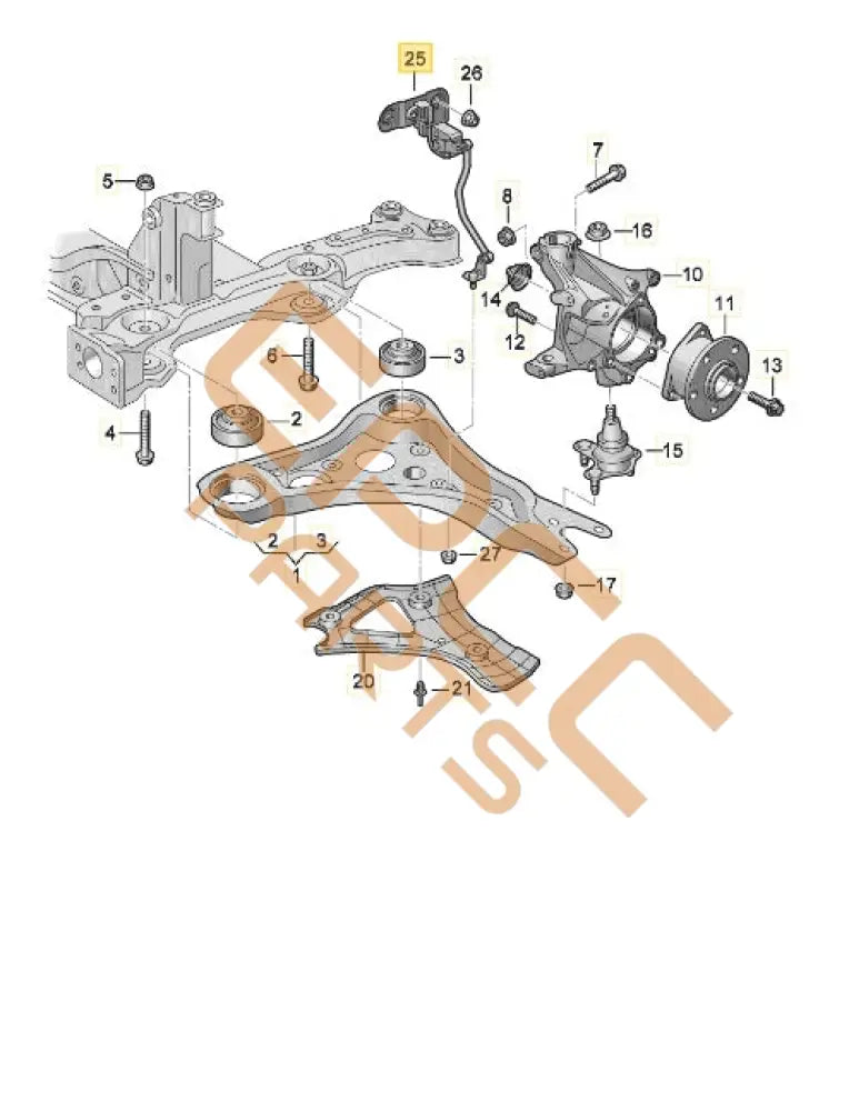CUPRA BORN 2023 LEVEL SENSOR WITH POLES 1EA412521B