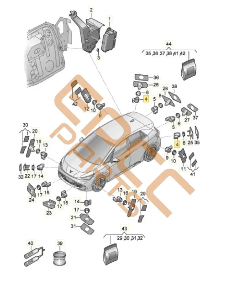 SEAT CUPRA BORN 2023 PARKING SENSOR 1EA919275C 1EA919275B