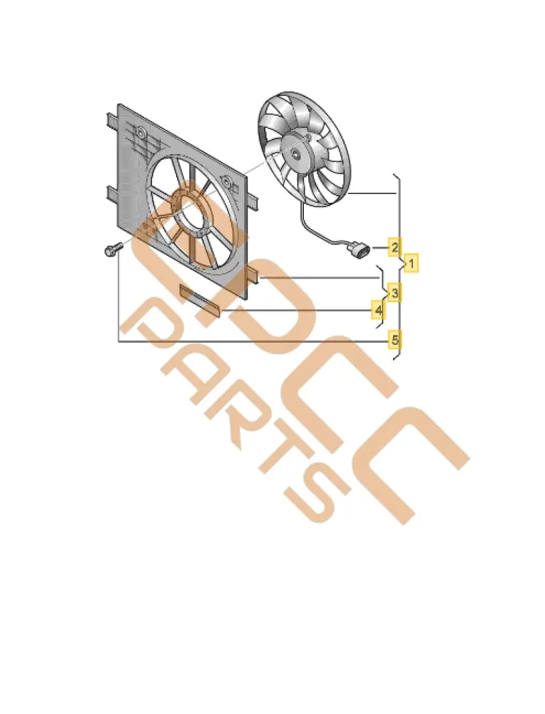 CUPRA BORN RADIATOR FAN 1EA121203