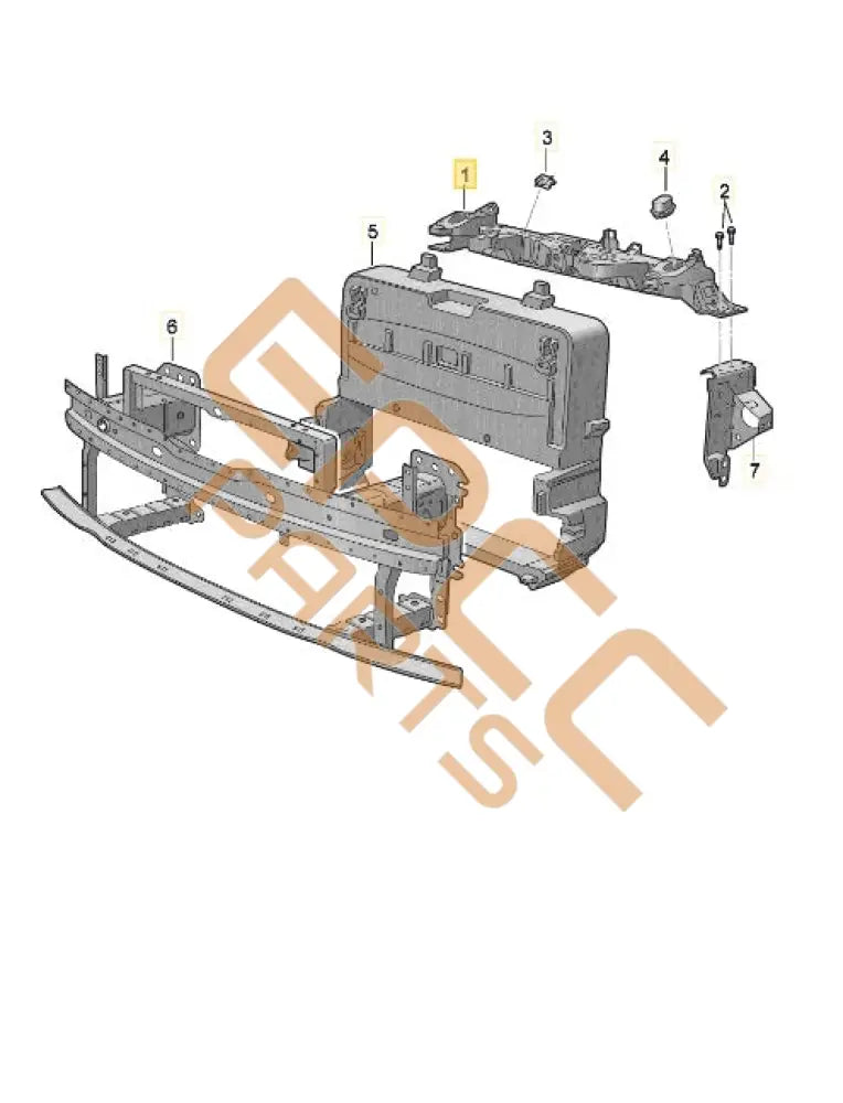 SEAT CUPRA BORN 2023 RADIATOR SUPPORT TOP CARRIER BRACKET 10A805563E