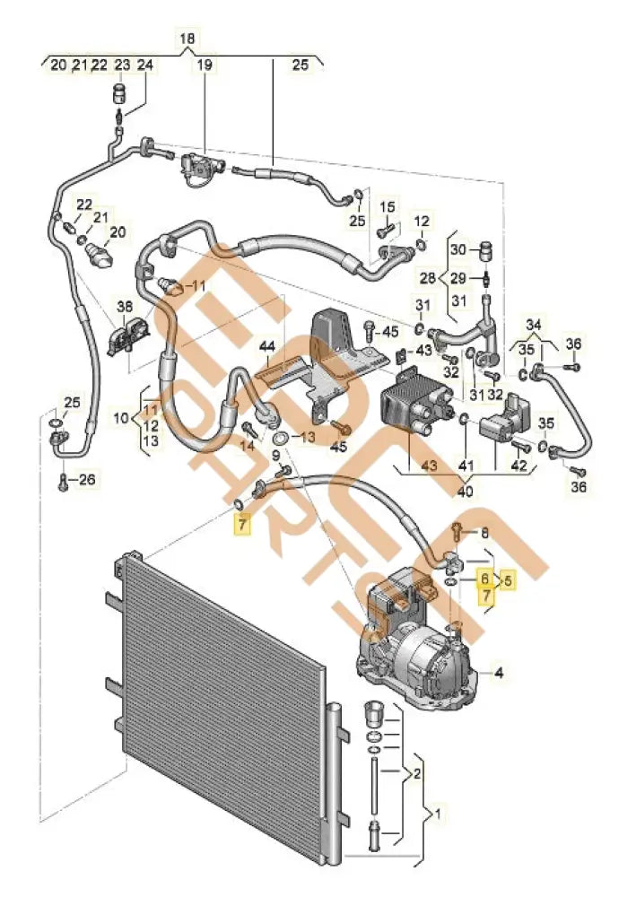 CUPRA BORN 2023 REFRIGERANT LINE 1EA816721