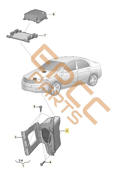 CUPRA BORN 2023 SPEAKER BOX 3V0035362A