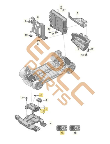 SEAT CUPRA BORN 2023 VOLTAGE CONVERTER 1EA907190K Wheels