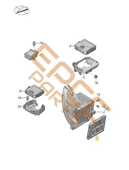 SEAT CUPRA CENTRAL BODY CONTROL MODULE 5WA937086AE 5WA937086AF 5WA937086BM