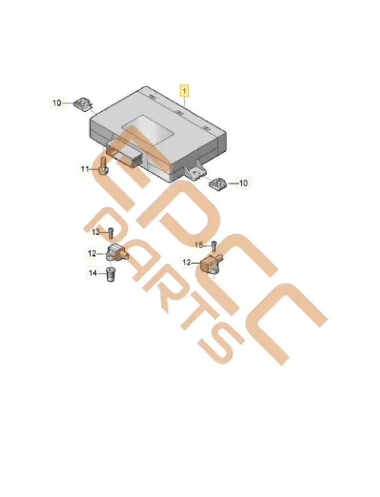 SEAT CUPRA ELECTRONIC REGULATED DAMPING CONTROL UNIT 1EA907376C