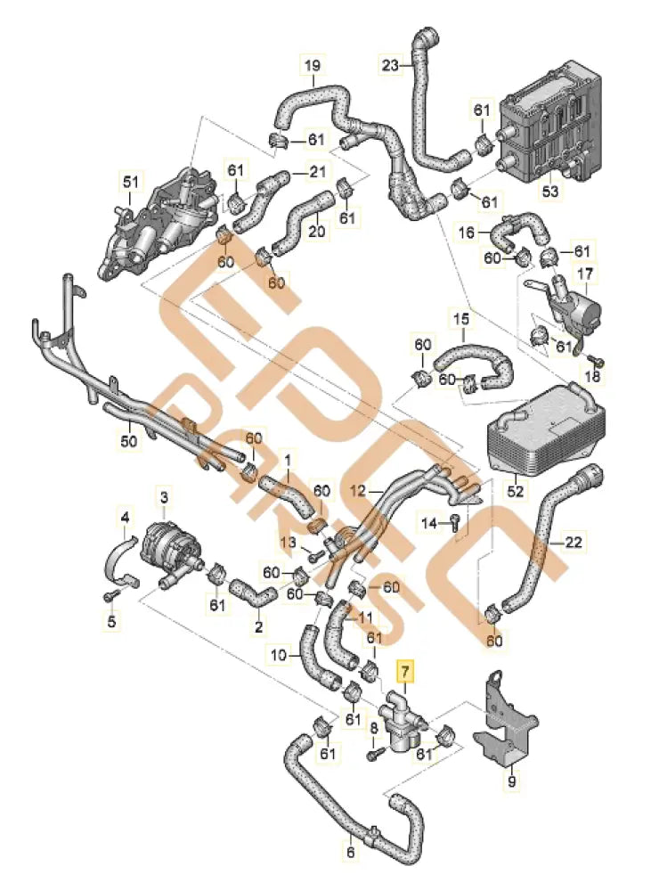 CUPRA FORMENTOR 2023 CONTROL VALVE 5Q0906457C