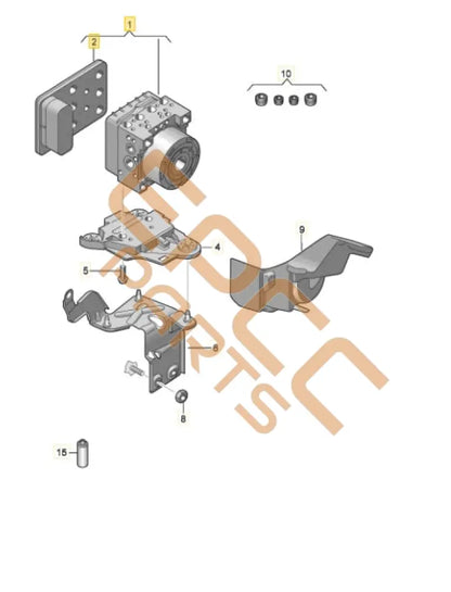 CUPRA FORMENTOR ABS UNIT WITH CONTROL 5WA614517BL