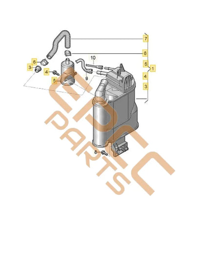 SEAT CUPRA FORMENTOR 2022 ACTIVATED CHARCOAL CONTAINER 5Q0201797D