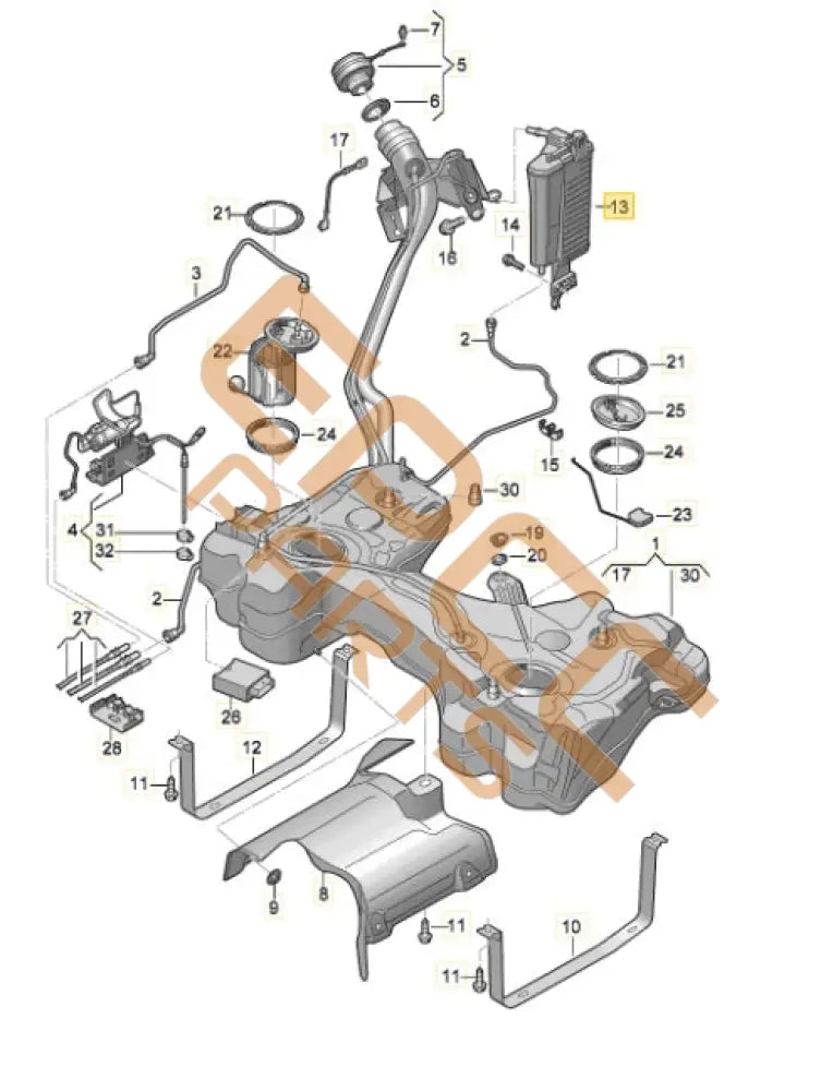 SEAT CUPRA FORMENTOR 2022 ACTIVATED CHARCOAL CONTAINER 5WA201801