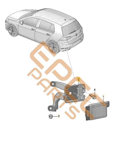 CUPRA FORMENTOR BRACKET 5FF955776