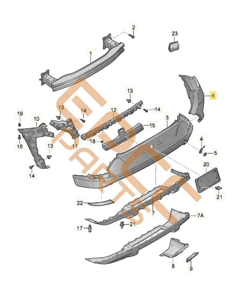 CUPRA FORMENTOR BUMPER 5FF807983
