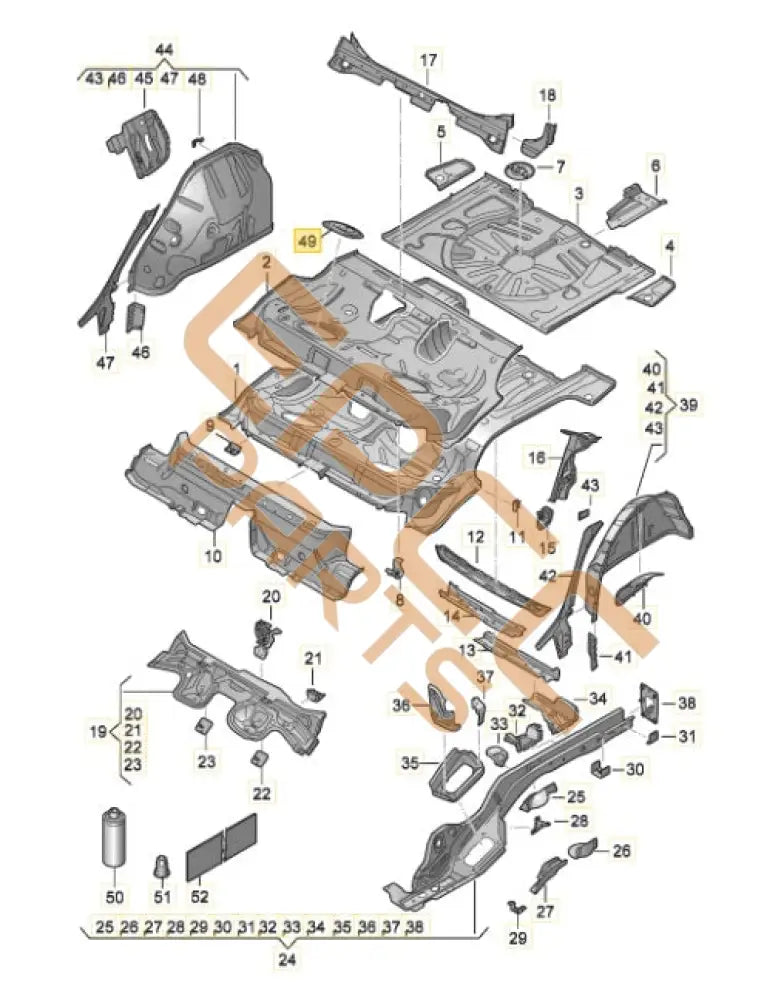 SEAT CUPRA FORMENTOR 2022 COVER FOR SENDER 5Q0803961D