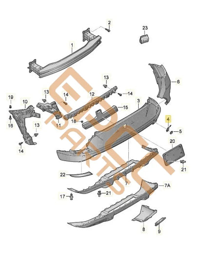 CUPRA FORMENTOR COVER FOR TOWING EYE 5FF807441A