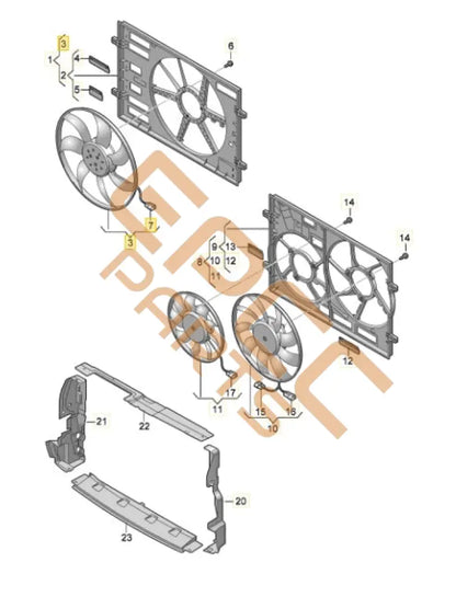 SEAT CUPRA FORMENTOR 2022 FAN RING 5WA121205