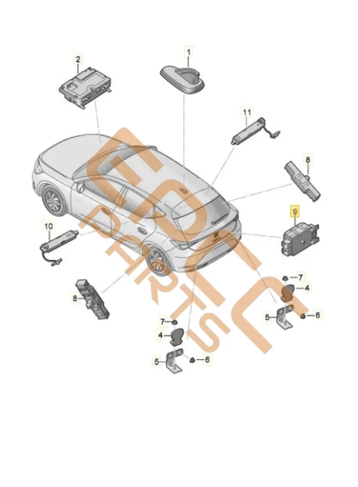SEAT CUPRA FORMENTOR 2022 FREQUENCY FILTER 5Q0035570