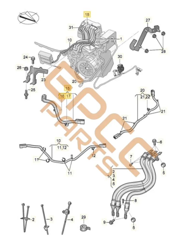 CUPRA FORMENTOR 2022 HIGH VOLTAGE CABLE FOR CHARGER 5Q0971483B