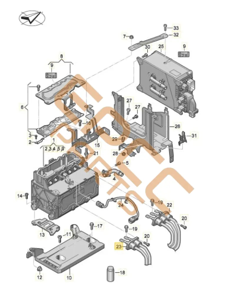 CUPRA FORMENTOR 2022 HIGH VOLTAGE WIRING SET FOR BATTERY 5WA971015