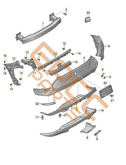 CUPRA FORMENTOR 2023 REAR DIFFUSER 5FF807568C