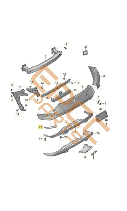 CUPRA FORMENTOR REAR LIGHT REFLECTOR (RIGHT) 5FF945106