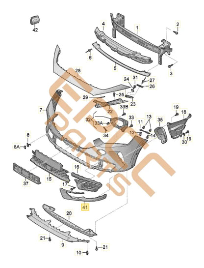 CUPRA FORMENTOR SPOILER RIGHT 5FF805904A
