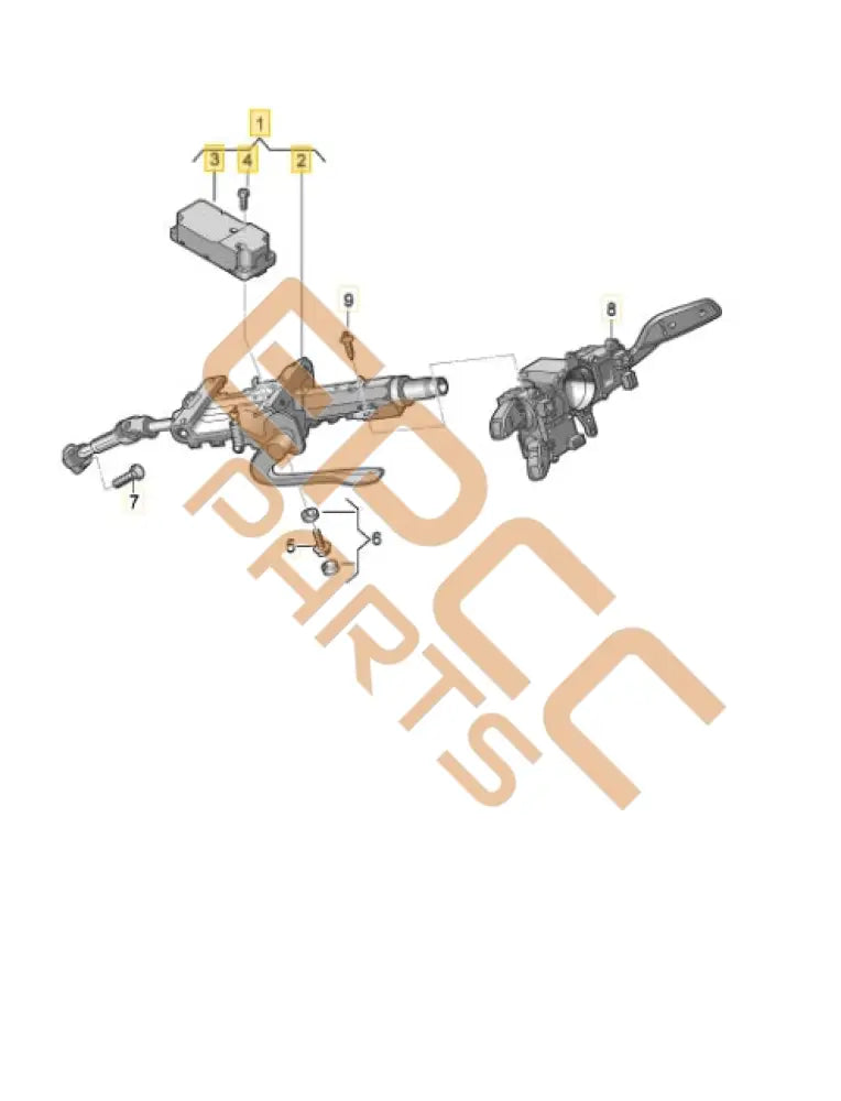 SEAT CUPRA FORMENTOR 2022 STEERING COLUMN 5WC419502F