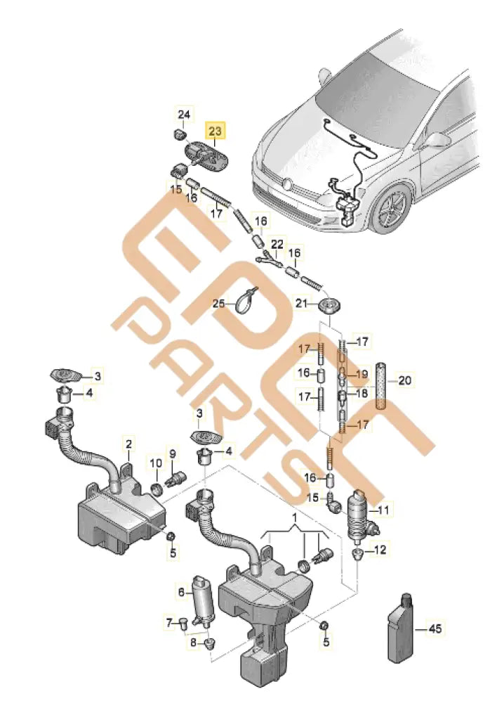 CUPRA FORMENTOR WATER JET 5M0955985C
