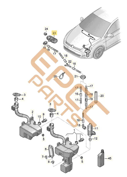 CUPRA FORMENTOR WATER JET 5M0955985C