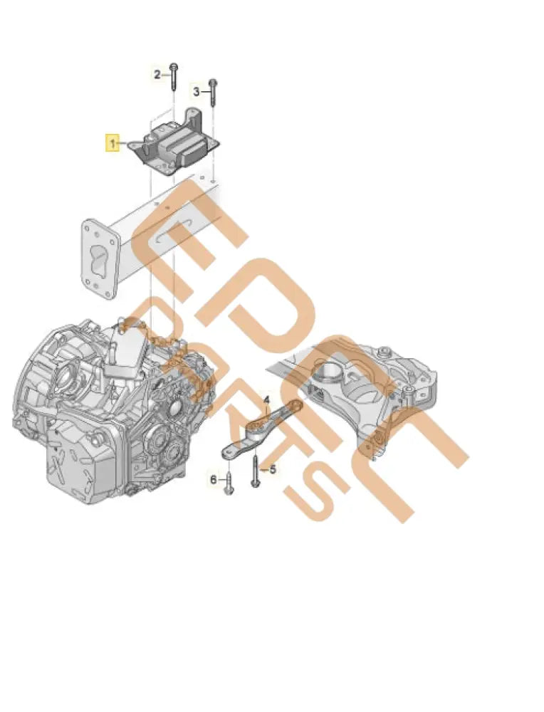 SEAT CUPRA GEARBOX MOUNTING 5Q0199555BJ 5Q0199555BM
