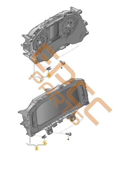SEAT CUPRA LEON 2024 INSTRUMENT CLUSTER (DASHBOARD) 5FA920790C Dash