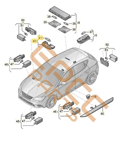 CUPRA LED LIGHT 10A947109A