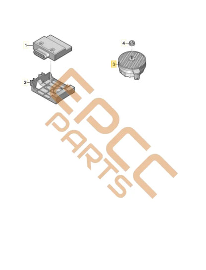SEAT CUPRA LEON 2024 ACTUATOR FOR ENGINE NOISE PRODUCTION 4H0907601E