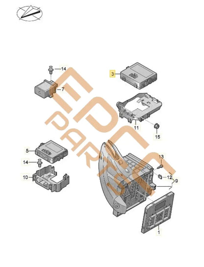 SEAT CUPRA LEON 2024 DIAGNOSIS INTERFACE FOR DATA BUS 5WB907530K