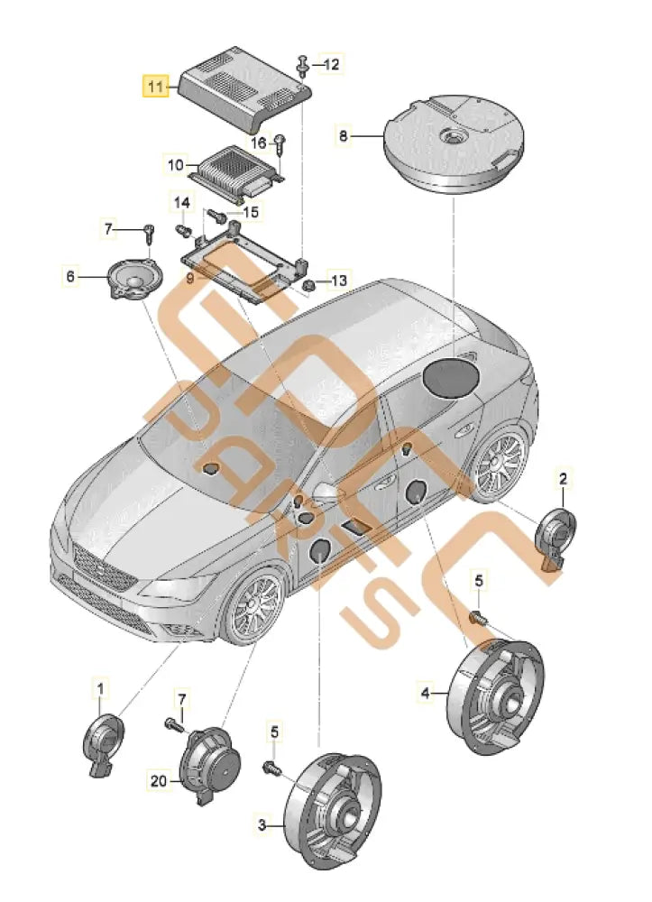 CUPRA LEON RIGHT FRONT DOOR 5FA972135 Door
